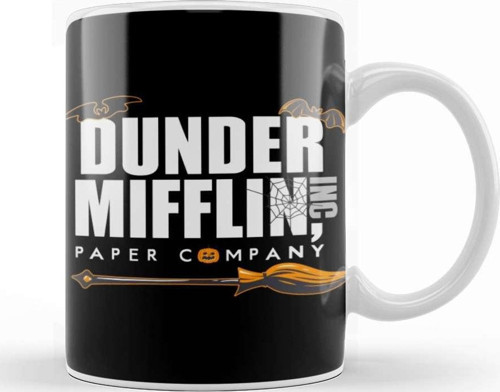 The Office Dunder Mifflin Halloween Kupa Bardak Porselen