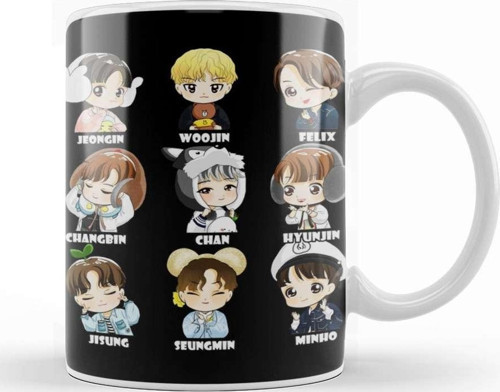 Stray Kids Chibi All Members Kupa Bardak Porselen