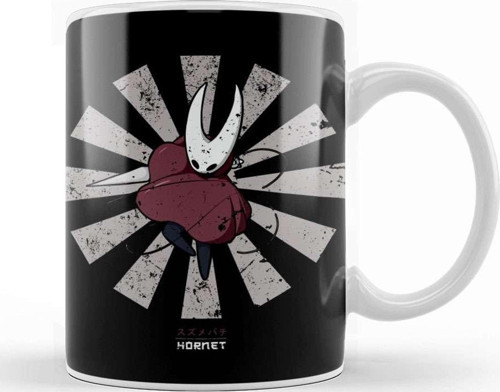 Hornet Retro Japanese Hollow Knight Kupa Bardak Porselen