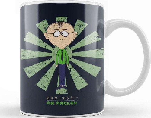 Mr Mackey Retro Japanese South Park Kupa Bardak Porselen