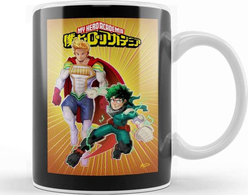 My Hero Academia Deku And Lemillion Kupa Bardak Porselen