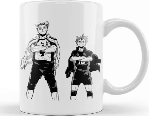 Bokuto And Hinata Haikyuu Manga Cap Kupa Bardak Porselen