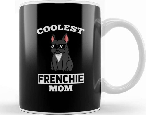 Coolest Cream French Bulldog Mom 01 Kupa Bardak Porselen