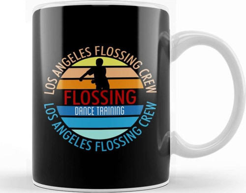 Los Angeles Flossing Training Crewe Kupa Bardak Porselen