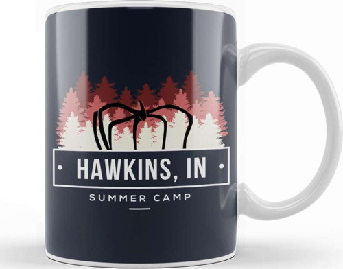 Stranger Things Hawkins Summer Camp Kupa Bardak Porselen