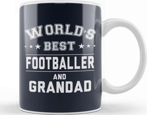World'S Best Footballer And Grandad Kupa Bardak Porselen