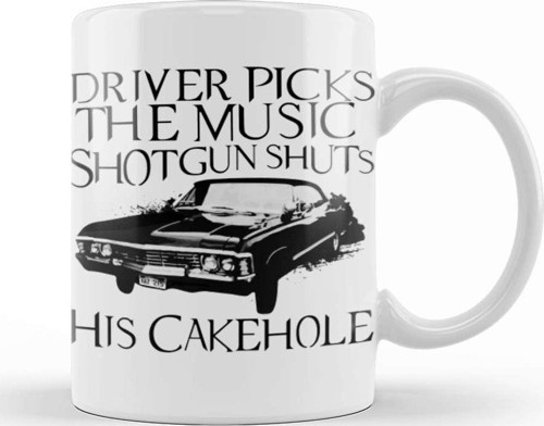 Supernatural Driver Picks The Music Kupa Bardak Porselen