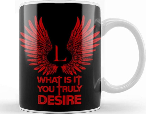 What Is It You Truly Desire Lucifer Kupa Bardak Porselen