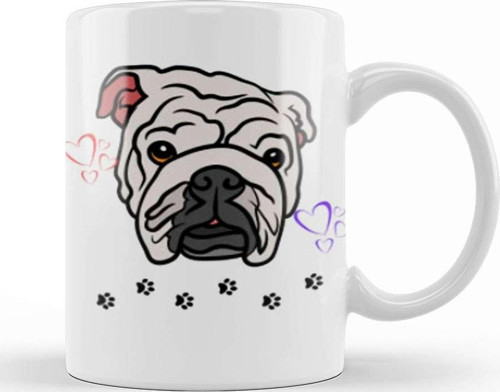 Funny Dog Lover Gift For Men Kupa Bardak Porselen