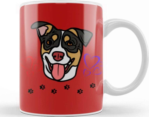 Funny Dog Lover Gift For Men Kupa Bardak Porselen