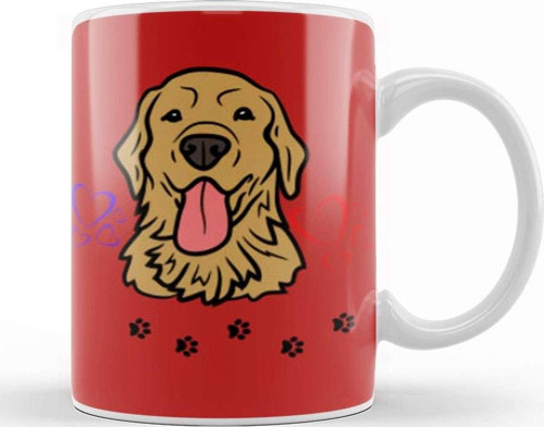 Funny Dog Lover Gift For Men Kupa Bardak Porselen