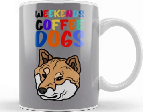 Funny Dog Lover Gift For Men Kupa Bardak Porselen