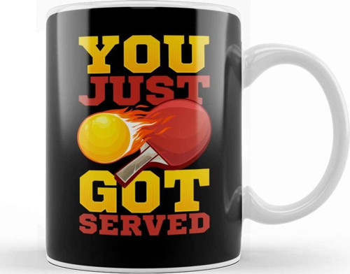 You Just Got Served Ping Pong Serve Table Tennis Kupa Bardak Porselen