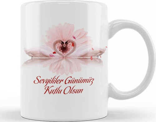 Sevgililer Günü Sevgiliye Hediye 01 Kupa Bardak Porselen