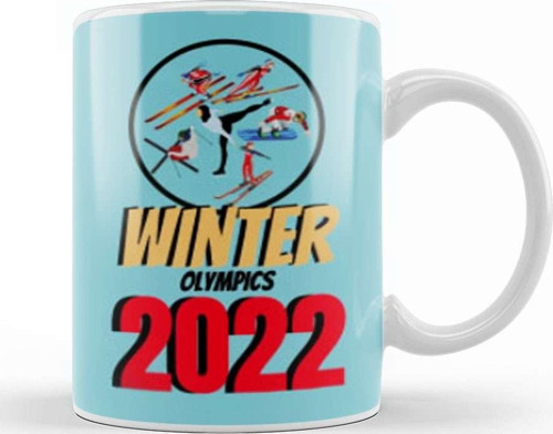 Winter Olympics Beijing 2022 Kupa Bardak Porselen