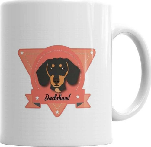 Daschshund Coleçao Raças Pug Köpek Kupa Bardak Porselen