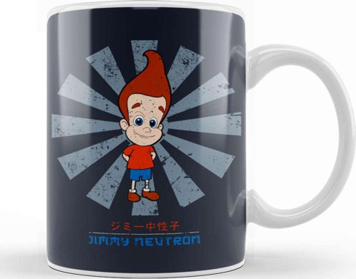 Jimmy Neutron Retro Japanese Kupa Bardak Porselen