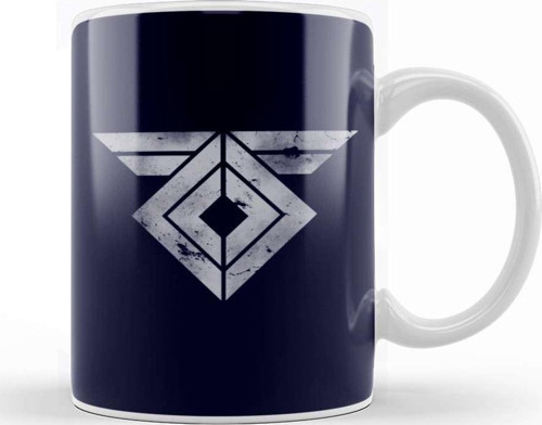 Destiny Rasputin Symbol Distressed Kupa Bardak Porselen