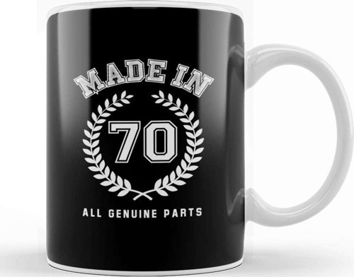 1970S Made In 70 All Genuine Parts Kupa Bardak Porselen