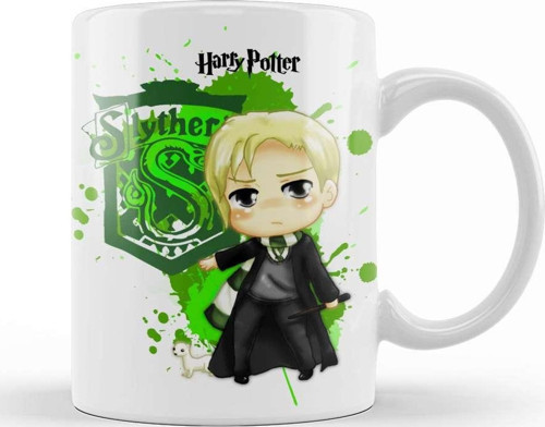 Harry Potter Slyhterin Drako Kupa Bardak Porselen