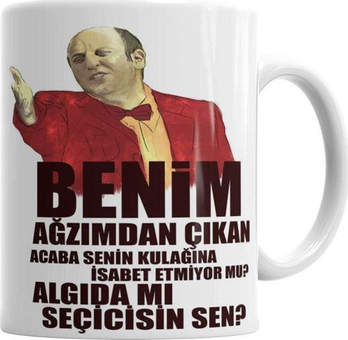 Leyla İle Mecnun İsmail Abi Algıda Mı Seçicisin Kupa Bardak Porselen