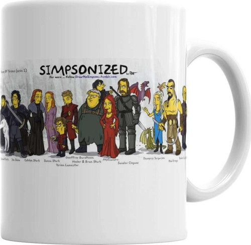 Game Of Thrones Simpsonized Kupa Bardak Porselen