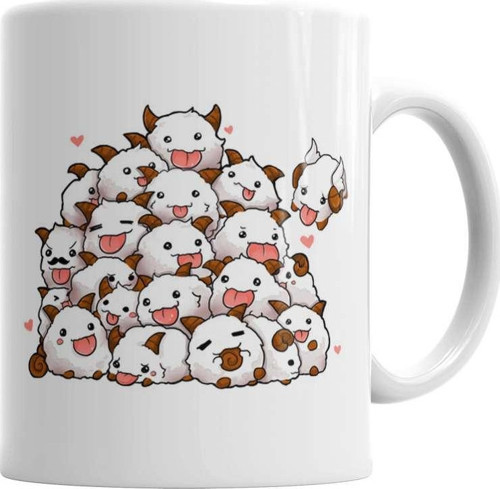 League Of Legends Cute Poro Kupa Bardak Porselen