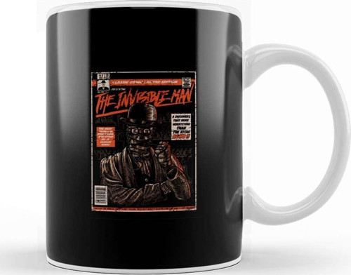 The Invisible Man Comic Book Cover Kupa Bardak Porselen