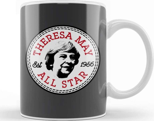 Theresa May All Star Converse Logo Kupa Bardak Porselen