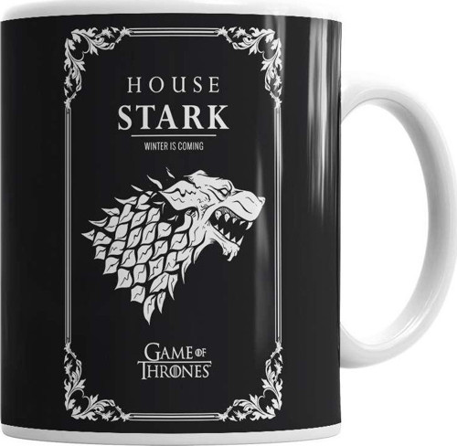 Game Of Thrones House Stark Kupa Bardak Porselen