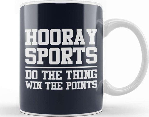 Hooray Sports Do The Thing Win The Points Sloga Kupa Bardak Porselen