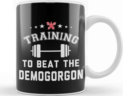 Stranger Things Training To Beat The Demogorgon Kupa Bardak Porselen