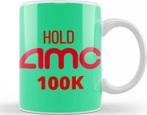 Amc Day Stock To The Mon Hold 100K Kupa Bardak Porselen