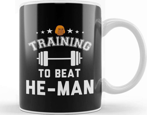 Training To Beat He Man Masters Of The Universe Kupa Bardak Porselen
