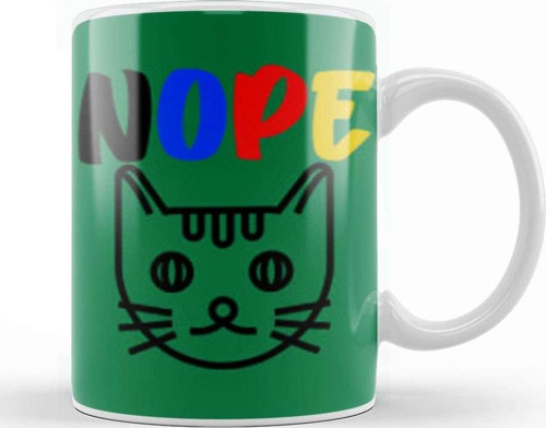 Funny Cat Lover Gifts For Men Kids Kupa Bardak Porselen