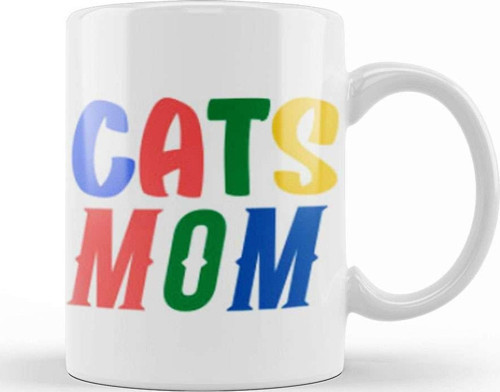 Funny Cat Lover Gifts For Men Kids Kupa Bardak Porselen