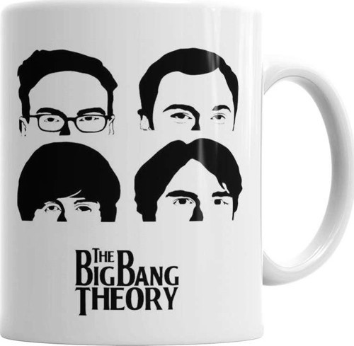 The Big Bang Theory Beatles Kupa Bardak Porselen