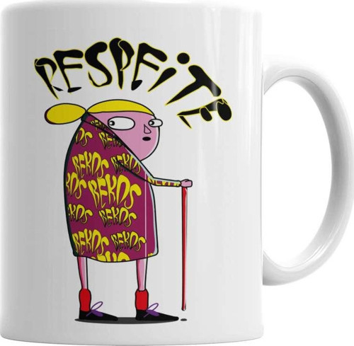 Bekos Arte Urbana Respeite2 Kupa Bardak Porselen