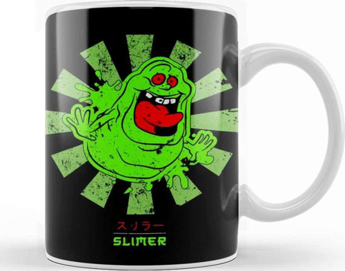 Slimer Retro Japanese Ghostbusters Kupa Bardak Porselen