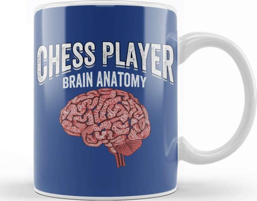 Brain Anatomy Of A Chess Player 01 Kupa Bardak Porselen