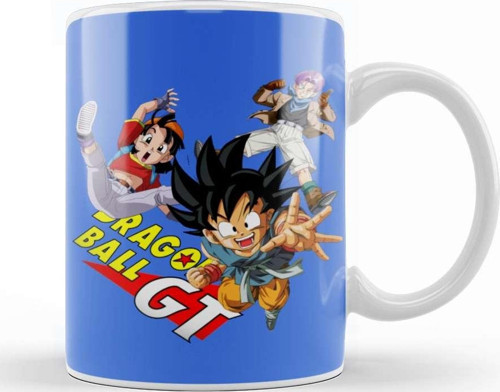 Dragon Ball Gt Kid Goku Pan Trunks Kupa Bardak Porselen
