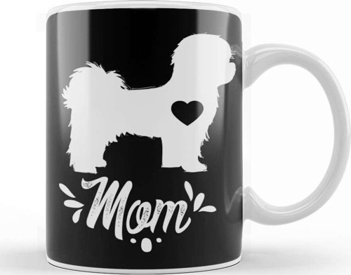 Shih Tzu Dog Mom Mother'S Day Gift Kupa Bardak Porselen