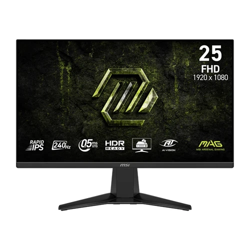 MAG 255F X24 24.5 1920x1080 FHD 240Hz 0.5ms HDMI DP HDR Ready Adaptive Sync Rapid IPS Gaming Mo