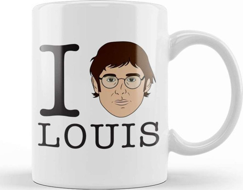 Louis Theroux I Love Louis Theroux Kupa Bardak Porselen