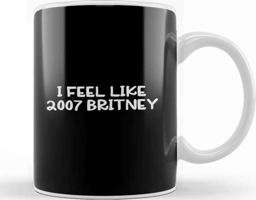 I Feel Like 2007 Britney 01 Kupa Bardak Porselen