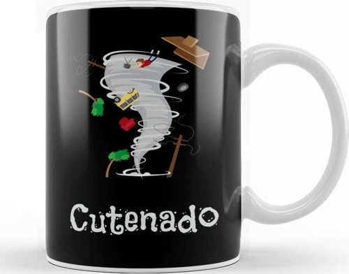 Funny Cutenado Cute Tornado Lovers Kupa Bardak Porselen