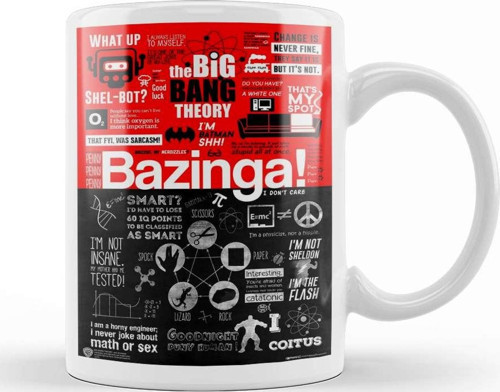 The Big Bang Theory Bazinga Kupa Bardak Porselen