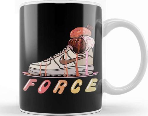 Air Force 1 İce Cream Force Kupa Bardak Porselen