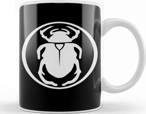 Destiny Scarab Heart Emblem Kupa Bardak Porselen