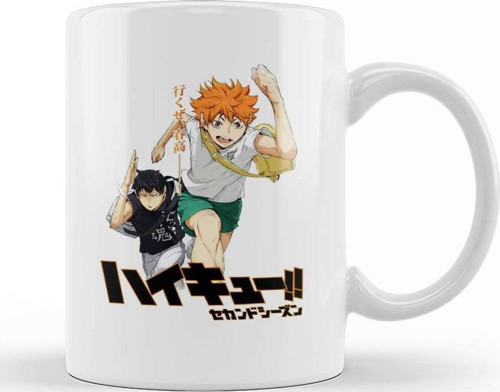 Haikyuu Hinata And Kageyama Kupa Bardak Porselen